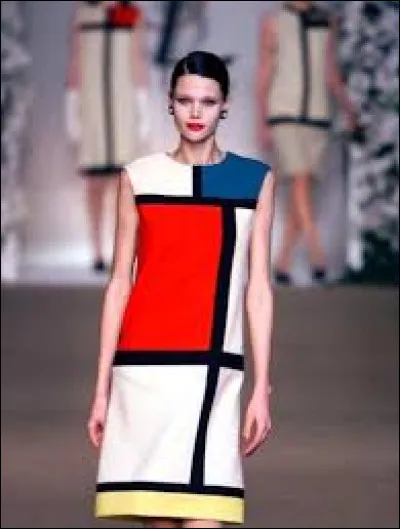 Avec sa célèbre robe "Mondrian", quel couturier fit entrer l'art moderne dans la haute couture ?