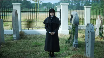 Que découvre Mercredi en fouillant à Willow Hill ?