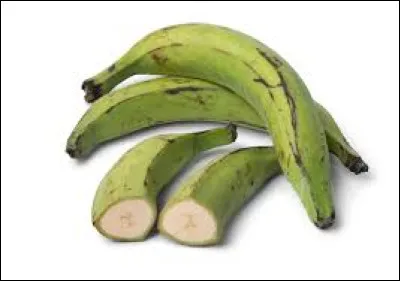 Comment s'appelle la variété de banane qui se mange cuit en général ?