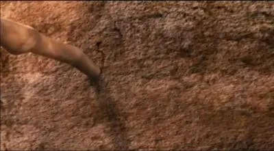 Quel rocher Mose frappa-t-il la premire fois ?