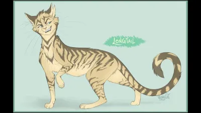 Longue Plume est resté aveugle au Clan des Étoiles.