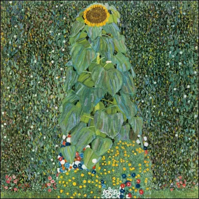 Quel peintre autrichien symboliste est l'auteur de ce tableau intitulé ''Le Tournesol'' ?