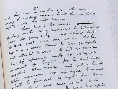 Quel est le personnage derrière cette écriture anglaise fluide du XIXe siècle ?