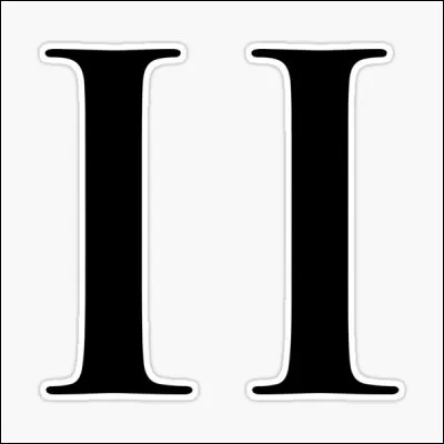 Le chiffre romain "II" signifie ...