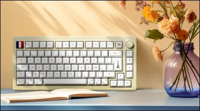 Où se situe la lettre E sur le clavier AZERTY ?