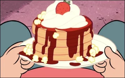 Dans quel dessin animé pouvons-nous voir ces pancakes ?