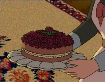 Dans quel dessin animé pouvons-nous voir ce gâteau ?