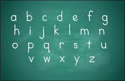 Laquelle de ces lettres te plaît le plus ?