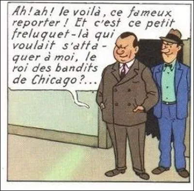 Dans quelle aventure Hergé intègre-t-il pour la première fois un personnage réel ?