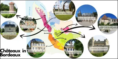 Combien de châteaux producteurs de vin existe-t-il dans la région de Bordeaux ?