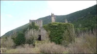 Voici les ruines du château de Montialoux, à Saint-Bauzile. Village Cévenol, dans l'aire d'attraction Mendoise, il se situe dans le département ...