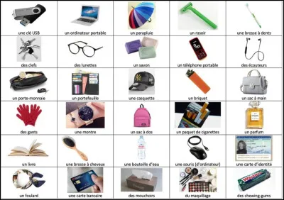 Quel objet préfères-tu ?