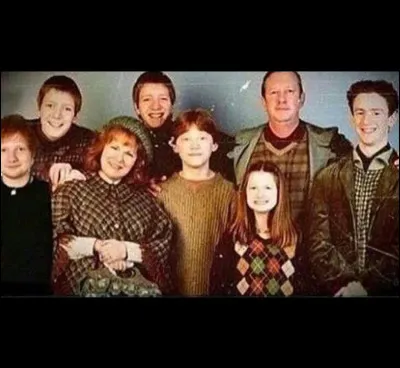 Dans la saga "Harry Potter", à quelle famille appartient Ron, célèbre rouquin joué par Rupert Grint ?