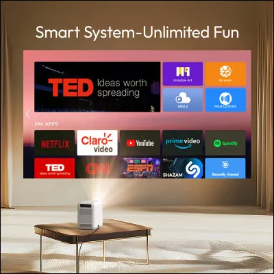 Quelle invention insolite permet de projeter des images dans lair sans écran ?