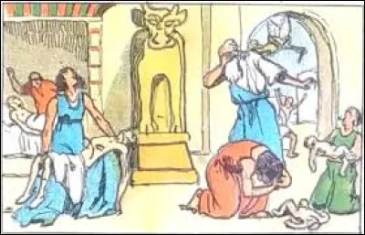 Lors de la neuvième plaie d'Egypte, durant combien de jours les hommes vivent-ils dans les ténèbres ?