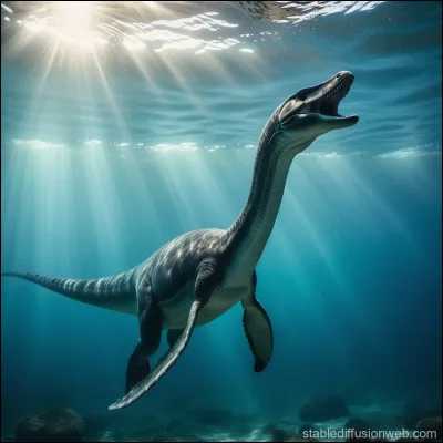 Parmi ces trois animaux, lequel était un dinosaure aquatique ?