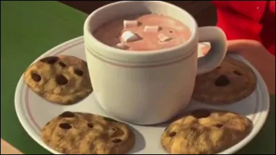Dans quel film d'animation pouvons-nous voir ce chocolat chaud et ces cookies ?