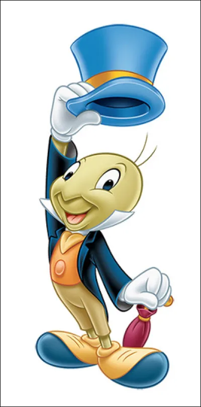 Quel animal est Jiminy Cricket, la bonne conscience de Pinocchio ?