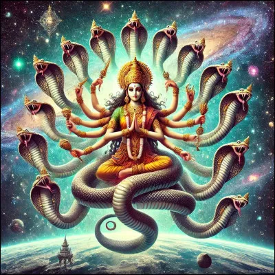 Dans la mythologie hindoue, quel dieu de la destruction et de la transformation s'associe au cobra ?