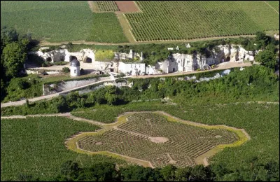 Quel est ce village du Maine-et-Loire où certaines habitations sont creusées dans le coteau ?