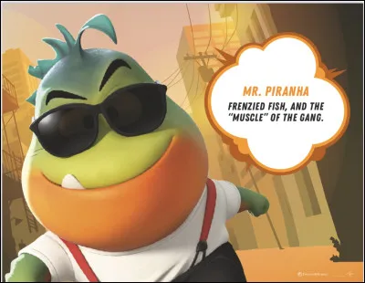 Quel talent montre Piranha à son entretien d'embauche ?