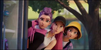 Quel est le rôle secret des membres du groupe Huntrix ?