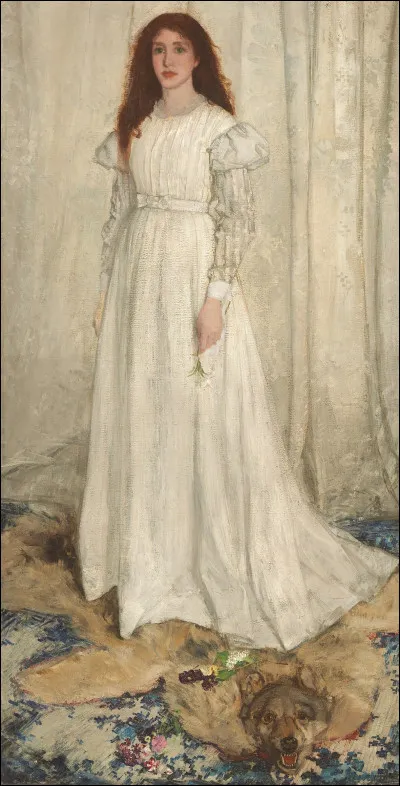 Qui a peint "Symphonie en blanc n°1 : la jeune fille en blanc" ?