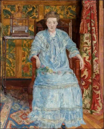 Qui a peint "La dame en bleu (Portrait de Madame Duhot)" ?