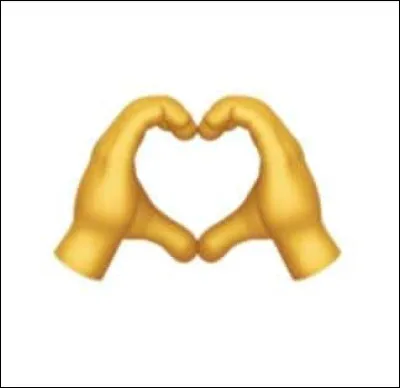 Fais-tu ce genre de signe avec tes mains ?