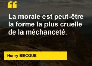 Test Quelle est la phrase de morale qui te conviendrait suivant ton caractre ?