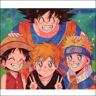 De quels mangas est composé le "big three" ?