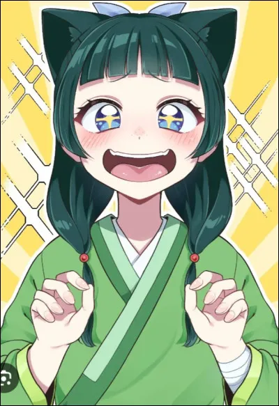 Sur la couverture du tome un, elle tient une feuille dans sa bouche. La tient-elle par la tige ou par la feuille ?