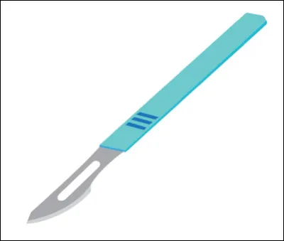 Quel est le nom de l' instrument utilisé en chirurgie pour faire des incisions ?