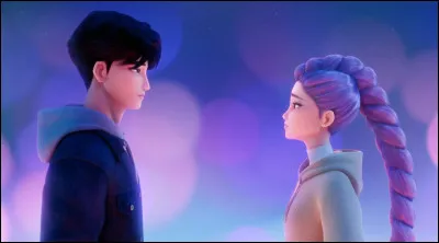 De qui Rumi est-elle amoureuse dans le groupe Saja Boys ?