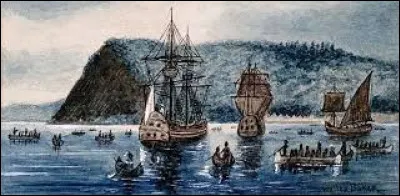 En 1525, Jacques Cartier découvre et explore l'estuaire du Saint-Laurent pour le compte du roi de France :