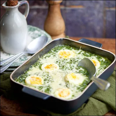 Voici des ufs à la florentine. Quels légumes sont indispensables à cette appellation ?