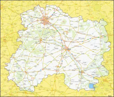 Quel est le nom de la ville, chef-lieu du département de la Marne ?