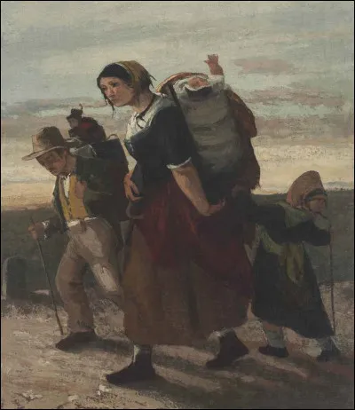 Quel peintre français est l'auteur de ce tableau intitulé ''La Bohémienne et ses enfants'' ?