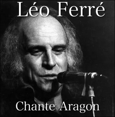 De quelle couleur est « LAffiche » de Léo Ferré ?