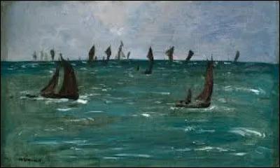 On revient dans l'impressionnisme. Quel peintre a réalisé, en 1873, cette toile nommée ''Bateaux à Berck-sur-Mer'' ?