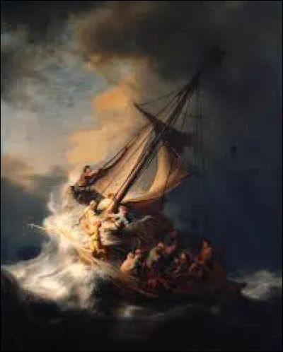 ''Le Christ dans la tempête sur la mer de Galilée'' est une toile baroque datant de 1633 que l'on doit à...