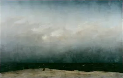 Quel romantique a, entre 1808 et 1810, réalisé cette peinture nommée ''Le Moine au bord de la mer'' ?