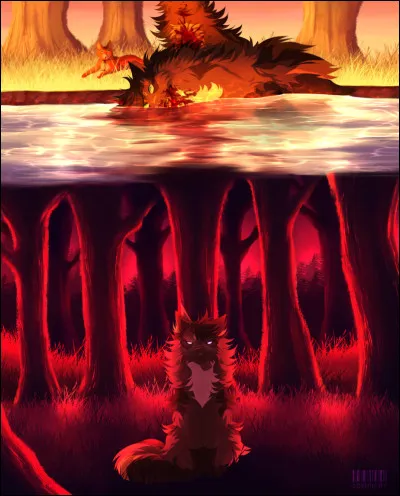 Peu apr&egrave;s, c'est &agrave; &Eacute;toile de Feu de se coincer dans un collet plac&eacute; par Plume de Faucon. Griffe de Ronce tue son demi-fr&egrave;re avec le pi&egrave;ge &agrave; renard et une proph&eacute;tie se r&eacute;alise. Laquelle ?