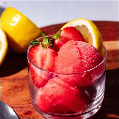 Le "sorbet" contient toujours...