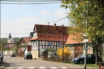Village de l'arrondissement de Haguenau-Wissembourg, Preuschdorf se situe en région ...