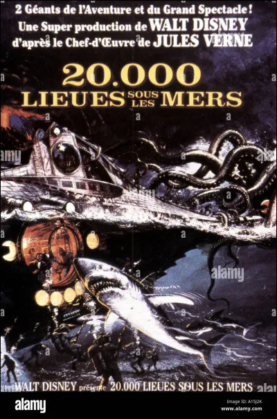 Quel acteur joue le rôle du capitaine Nemo dans le long-métrage "Vingt Mille Lieues sous les mers" ?