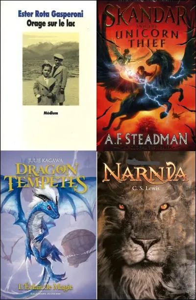 Livres : Lequel de ces livres n'a pas un genre fantastique ?