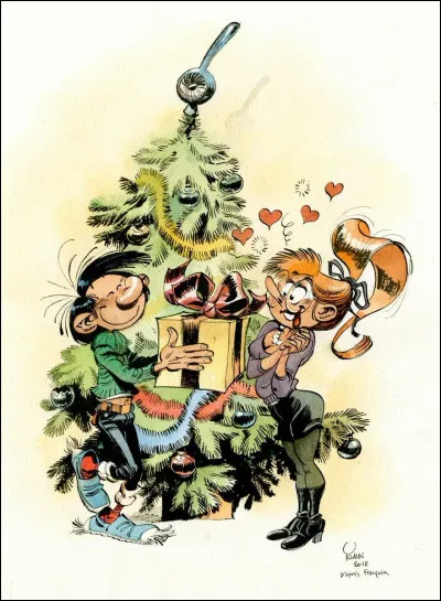 &Agrave; qui Gaston souhaite-t-il un beau No&euml;l ?