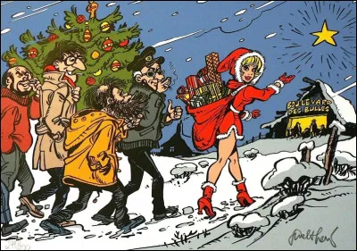 Qui s'est d&eacute;guis&eacute;e en p&egrave;re No&euml;l ?