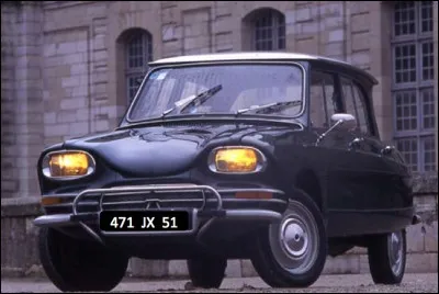 Quel est le nom de ce modèle produit par Citroën de 1961 à 1969 ?